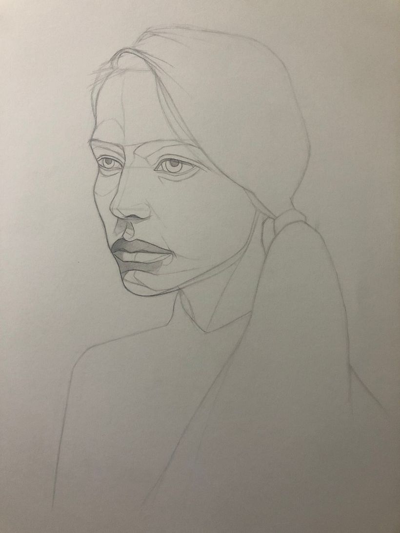 Mi proyecto del curso: Retrato realista con lápiz de grafito 4