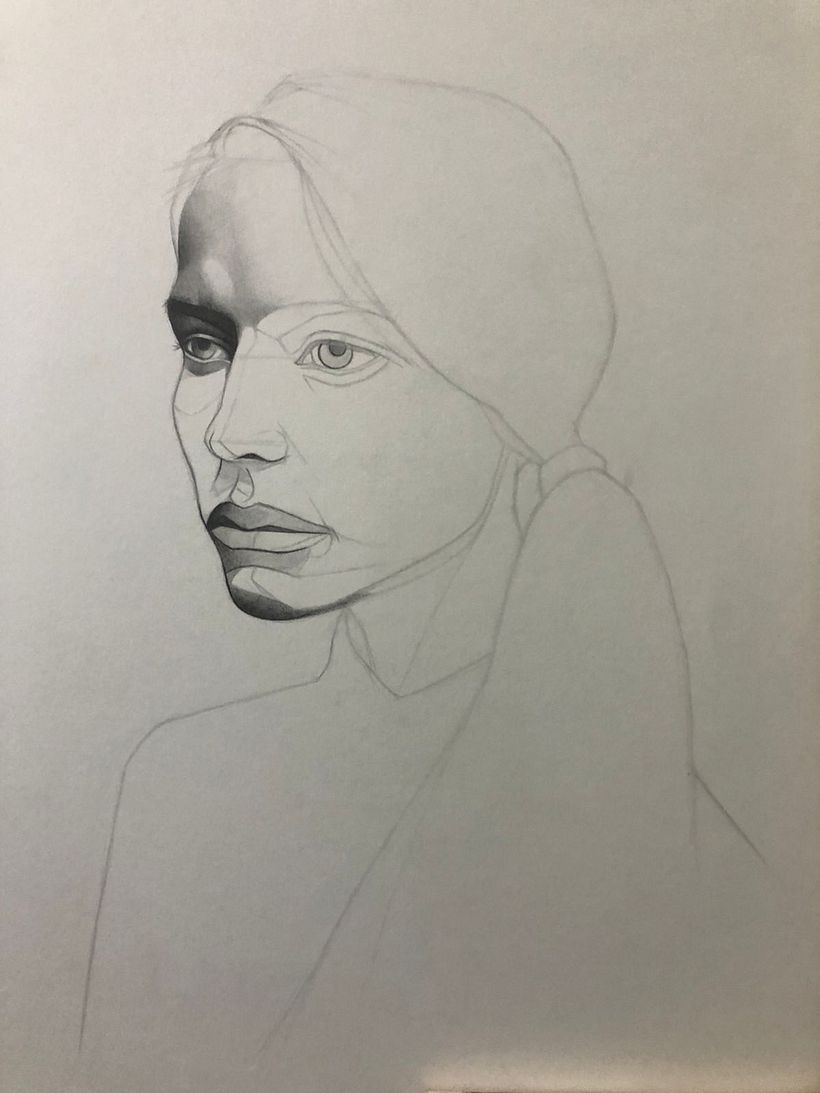 Mi proyecto del curso: Retrato realista con lápiz de grafito 6