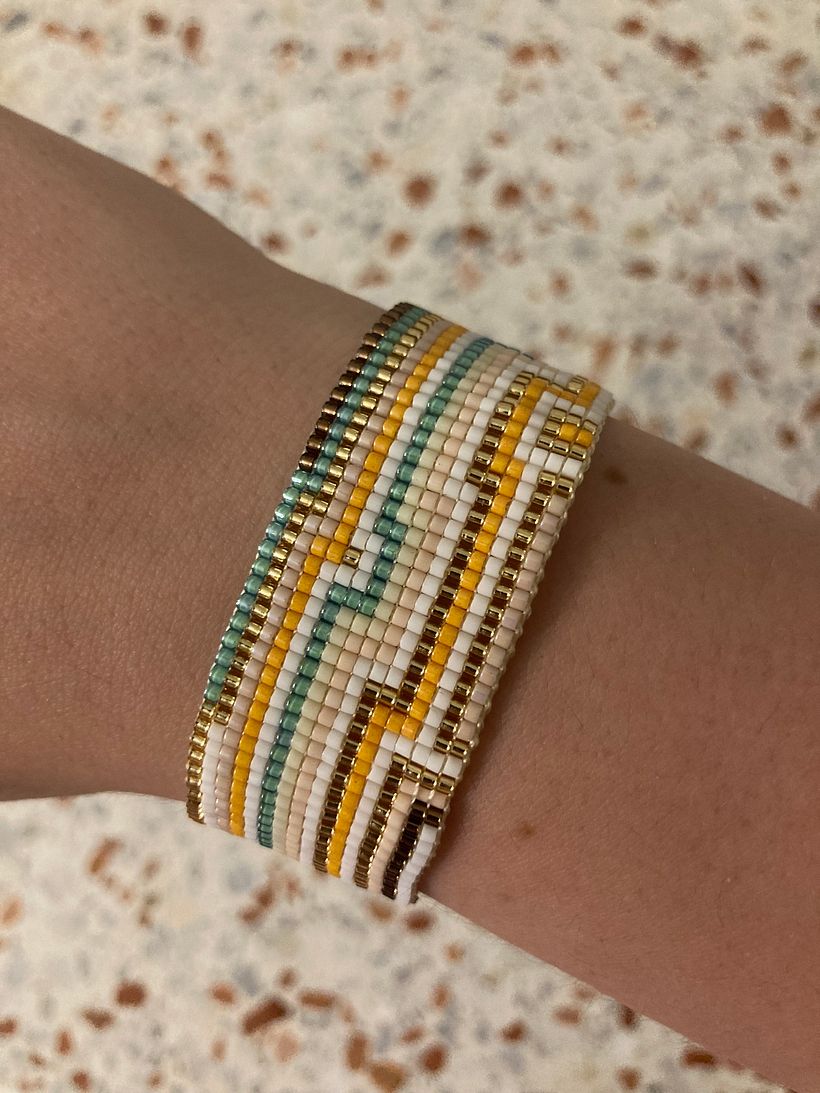 My project for course: Beaded Jewelry Design: Weave Elegant Patterns 1