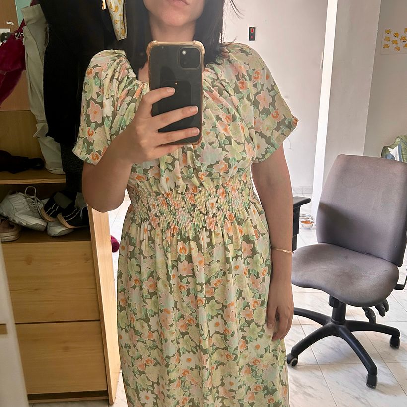 My project for course: Dressmaking: Draft and Sew a Shirred Dress 2