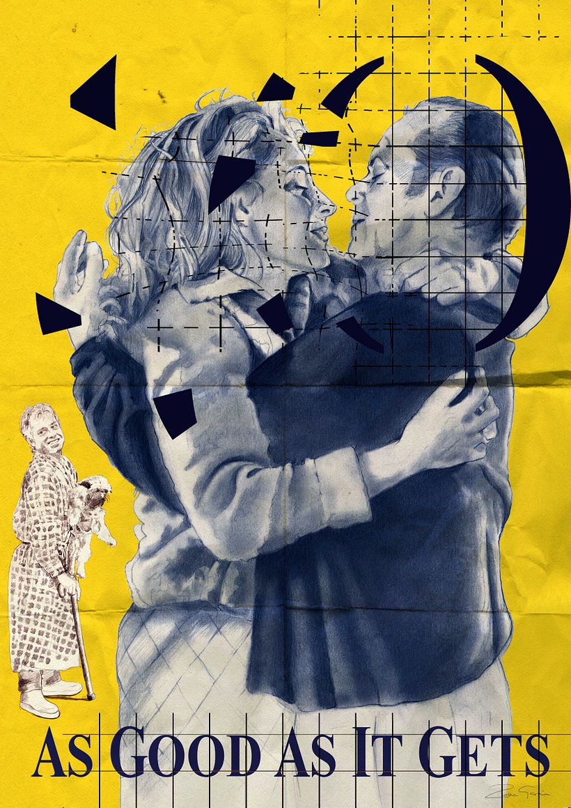 Mi proyecto del curso: Ilustración artística y comercial. Película As Good As It Gets 5