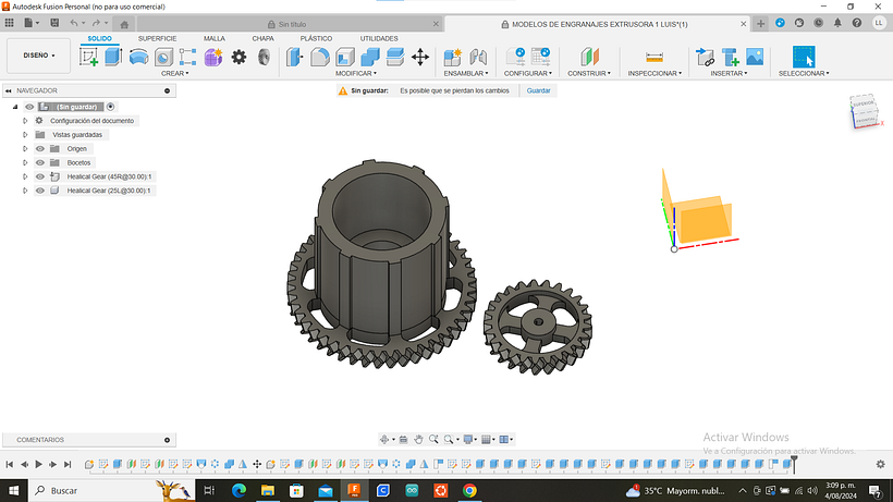 Mi proyecto del curso: Introducción al diseño e impresión en 3D 5