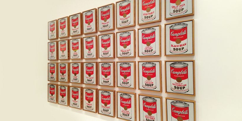Campbell's Soup Cans By Andy Warhol