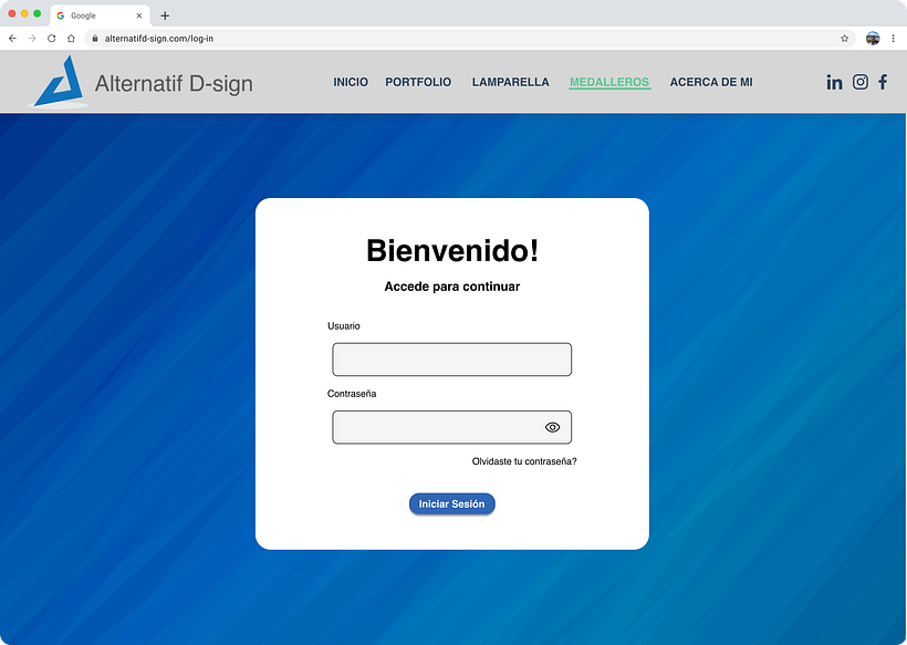 Diseño UI: Implementación y mejora de Alternatif D-sign / Medalleros 18