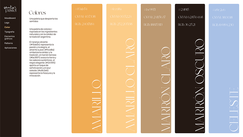 Identidad Visual Santo Pastel 11