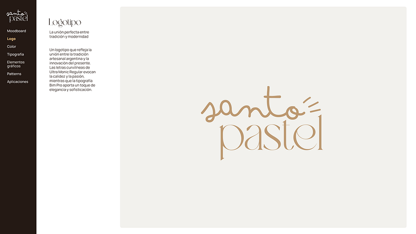Identidad Visual Santo Pastel 6
