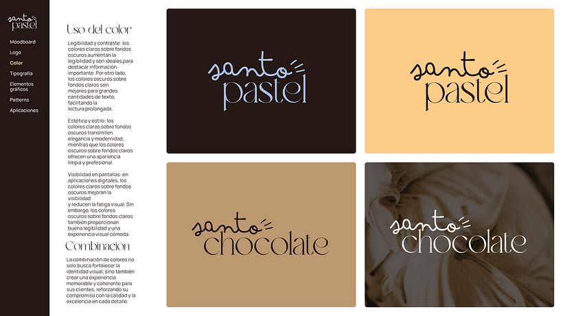 Identidad Visual Santo Pastel 12