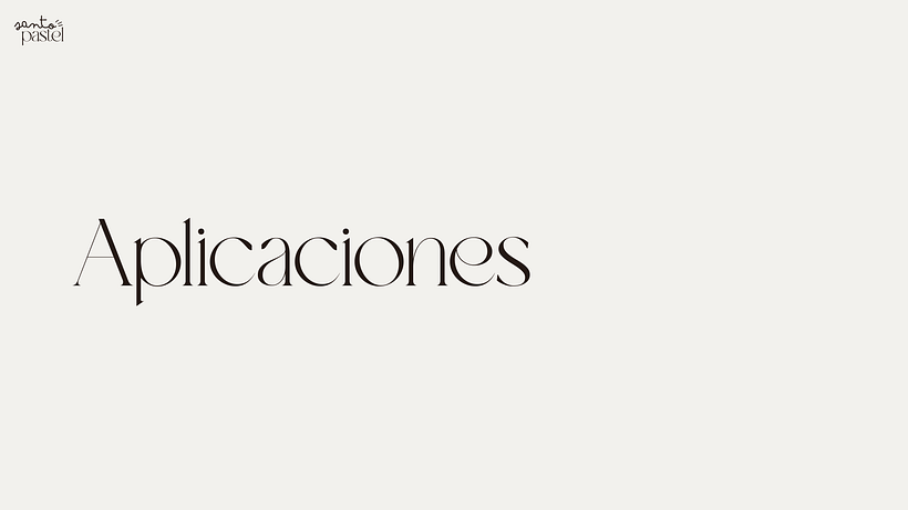 Identidad Visual Santo Pastel 24