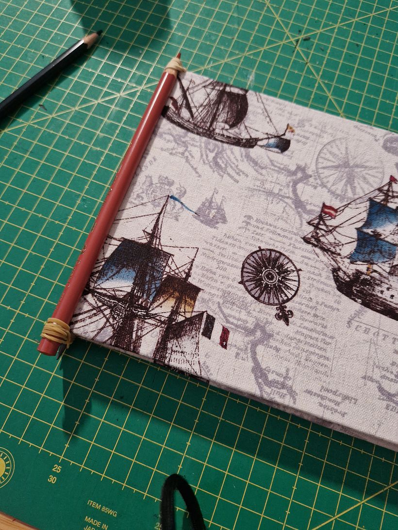 Mein Abschlussprojekt für den Kurs: Gestaltung und Binden von Skizzenbüchern 5