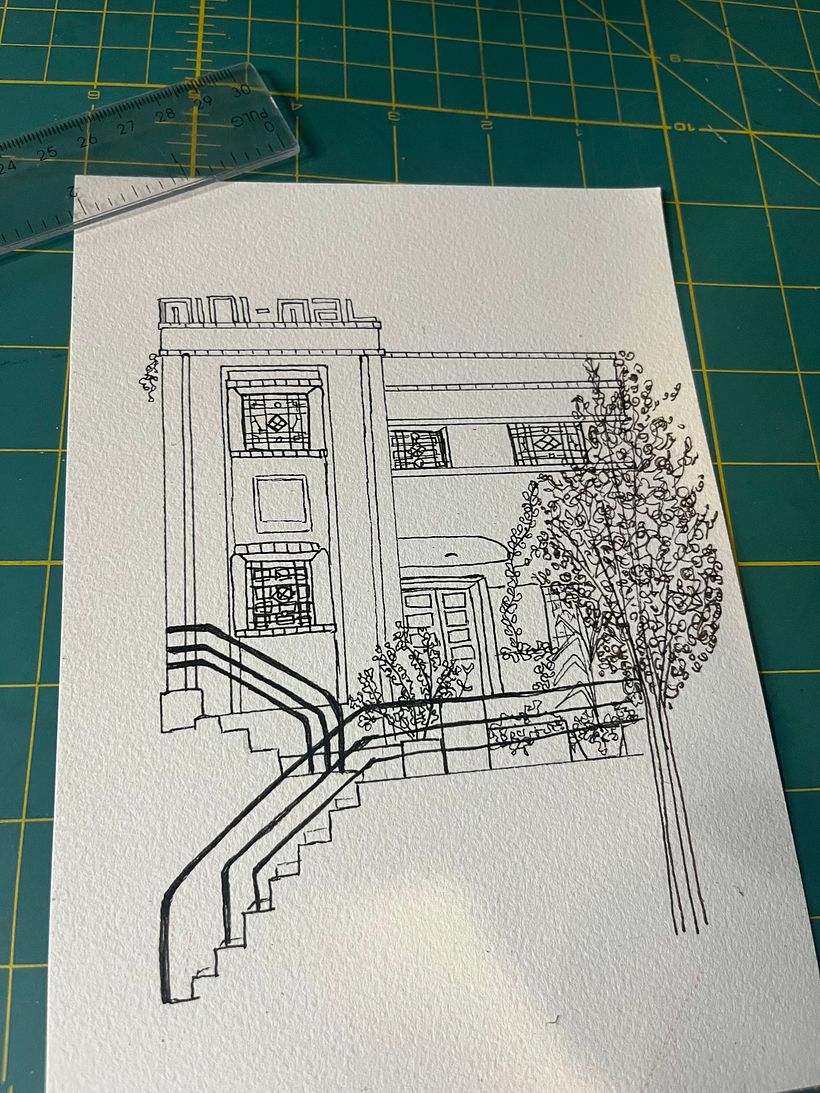 My project for course: Watercolor Urban Illustration: Portray your City 2