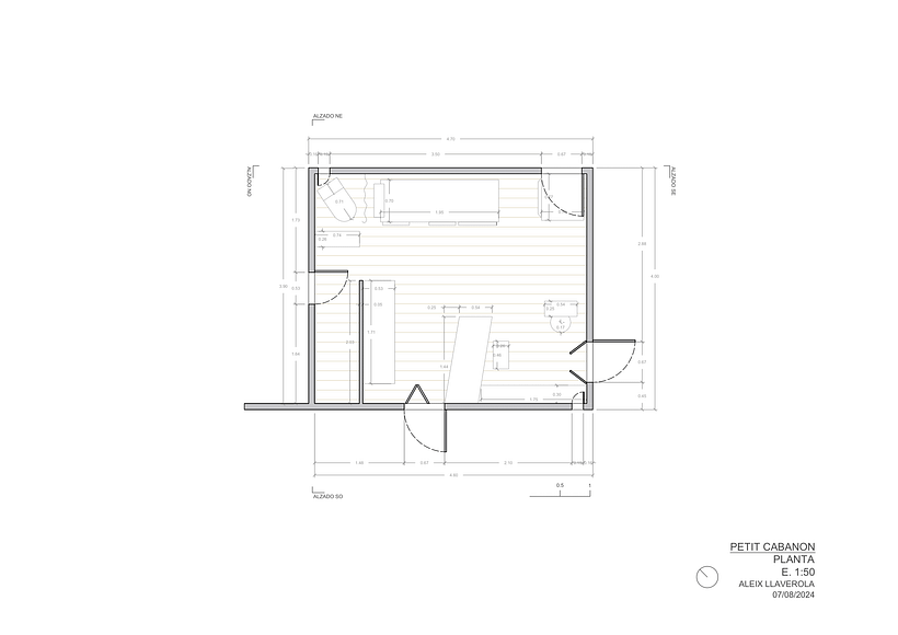 Mi proyecto del curso: Introducción al dibujo arquitectónico en AutoCAD 2