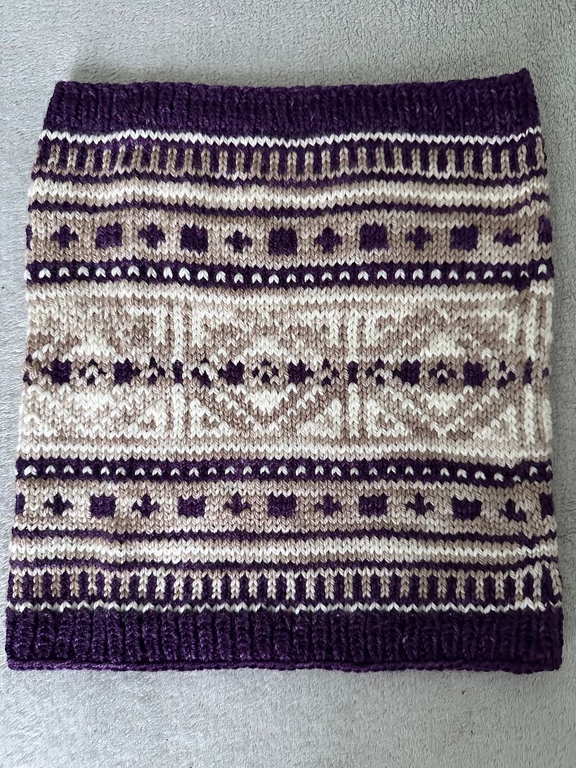 My project for course: Stranded colorwork knitting 2