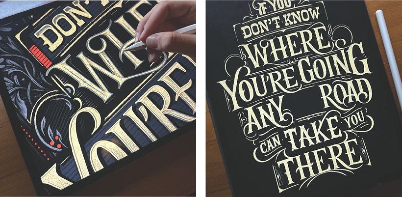If you don't know where you are going any road can take you there - Print 3