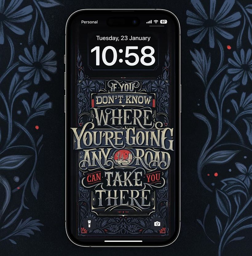 If you don't know where you are going any road can take you there - Print 6