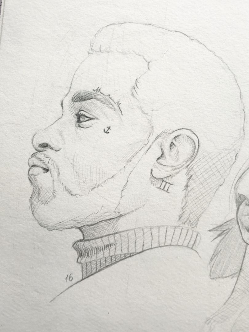 My project for course: Portrait Sketchbooking: Explore the Human Face 2