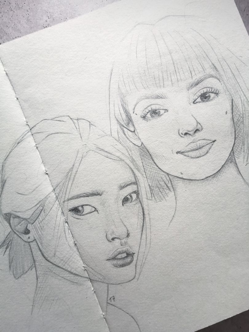 My project for course: Portrait Sketchbooking: Explore the Human Face 3