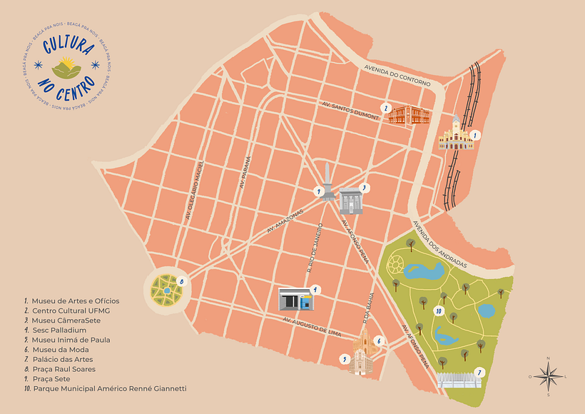 Meu projeto do curso: Retratos coloridos da cidade: ilustre seu lugar favorito 5