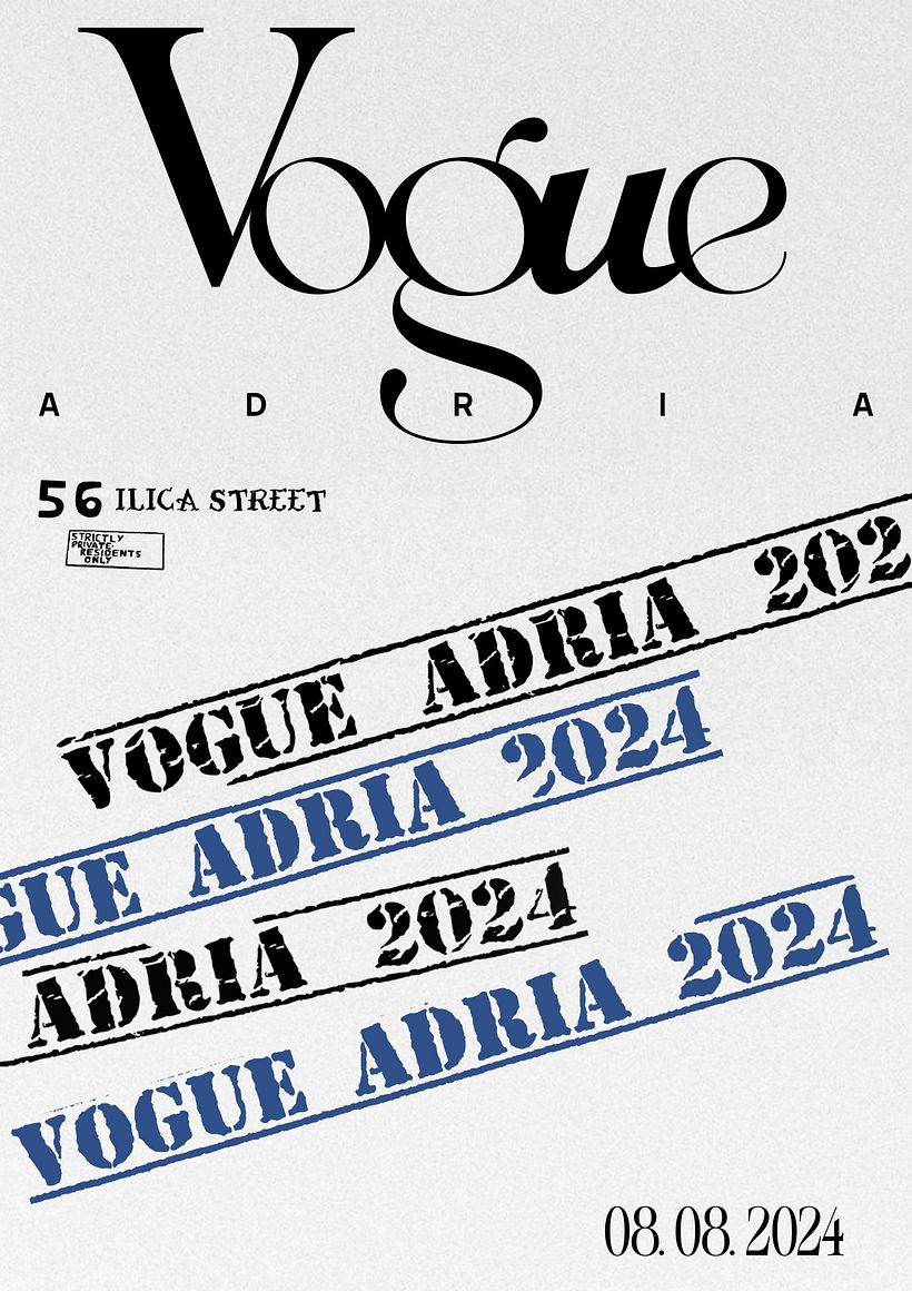 Experimental Design Techniques: Vogue Adria 2024 posters 2