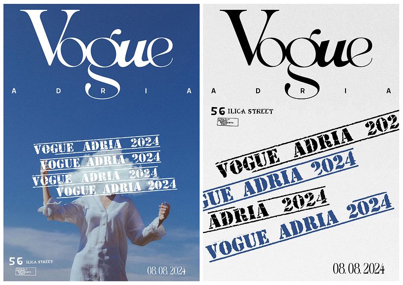 Experimental Design Techniques: Vogue Adria 2024 posters 4