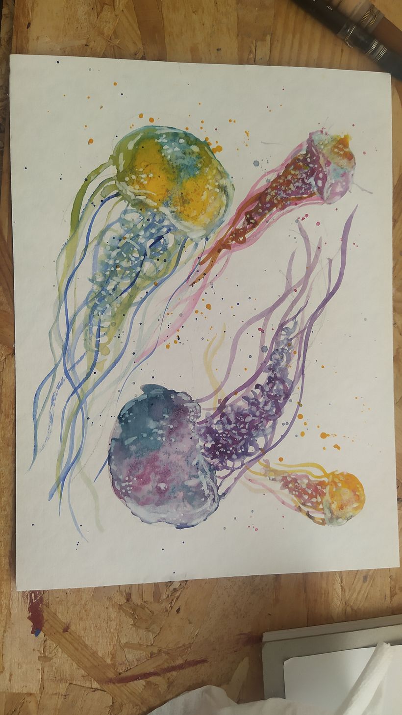 My project for course: Modern Watercolor Techniques 3