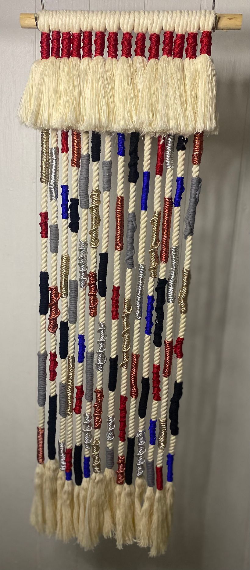 Mi proyecto del curso: Macramé: técnicas de tejido envuelto 1