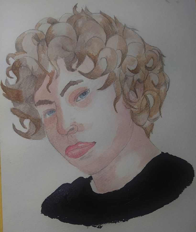 Mi proyecto del curso: Retrato en acuarela a partir de una fotografía 1