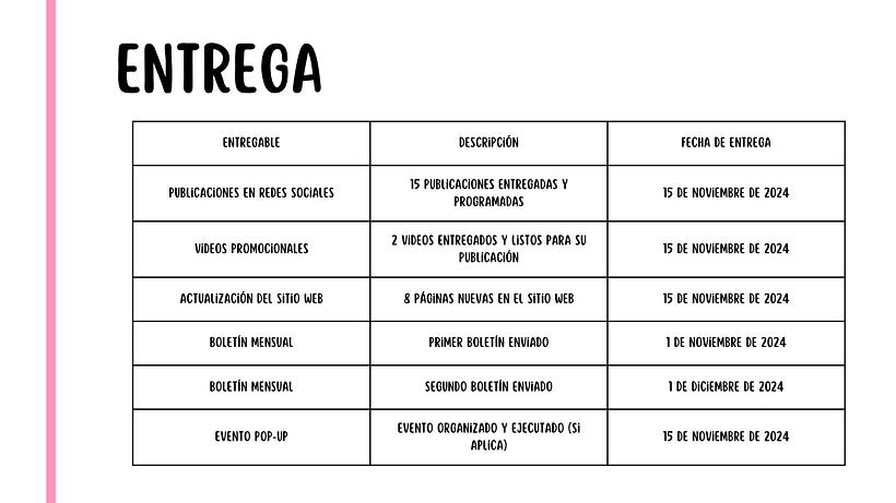 Mi proyecto del curso: Project Management para una comunicación eficaz 13