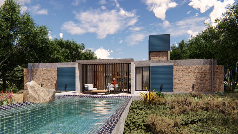 Perspectiva utilizada. Sem edição. Renderização no Lumion.