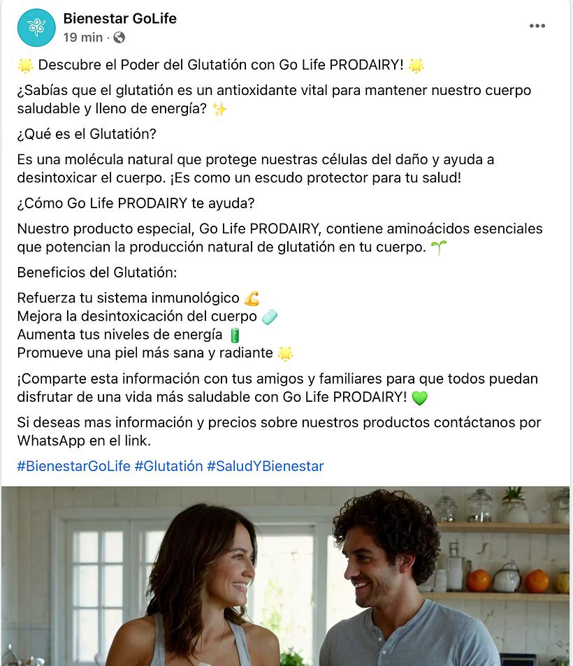 Post generado con IA