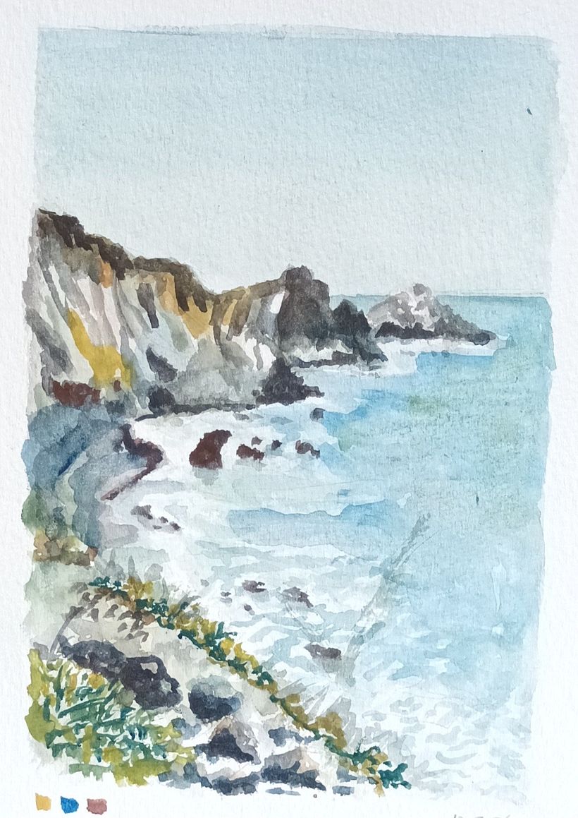 My project for course: Atmospheric Landscapes in Watercolor  1