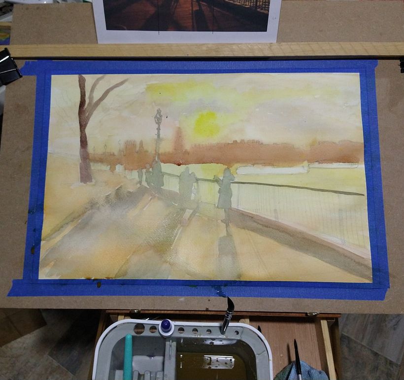 Mi proyecto del curso: Fundamentos de la luz y el color para acuarela 4