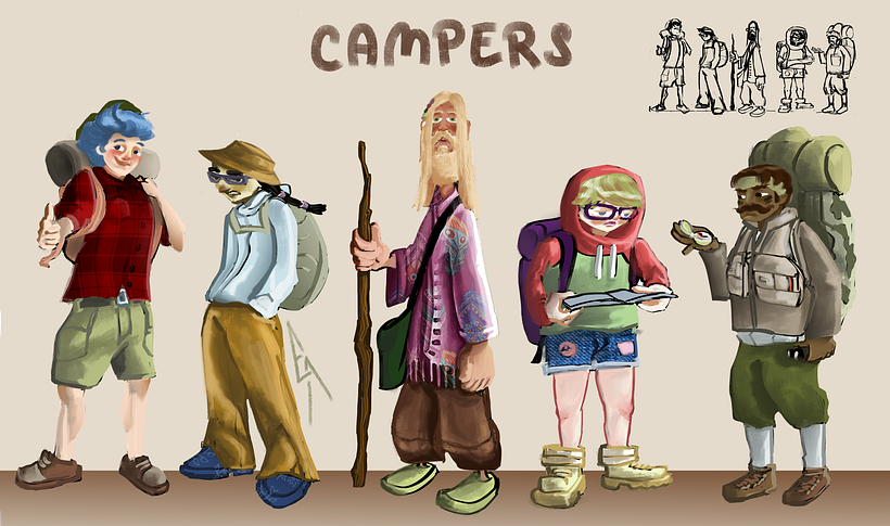 "Campers" Line Up