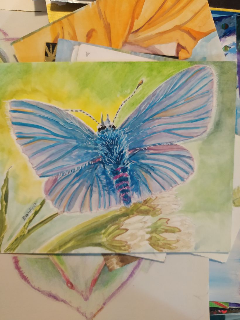 Soltando la mano - Illustration traditionnelle