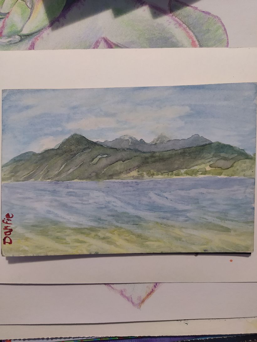 Soltando la mano - Illustration traditionnelle