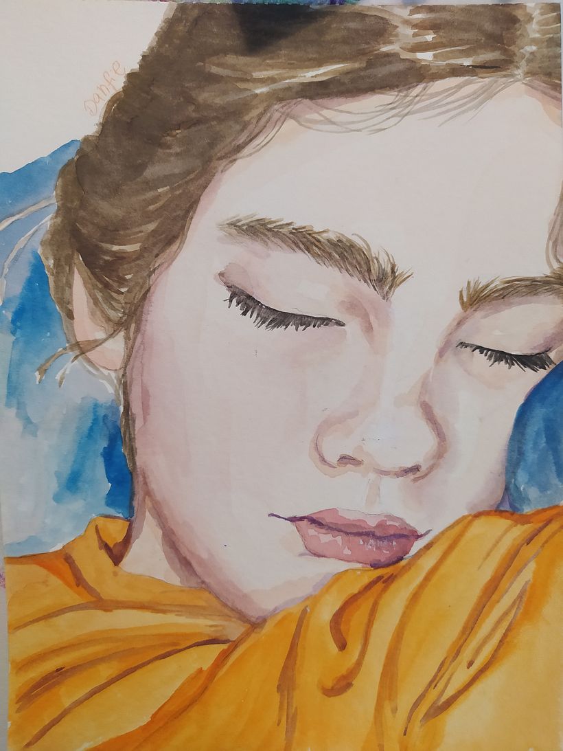 Soltando la mano - Illustration traditionnelle