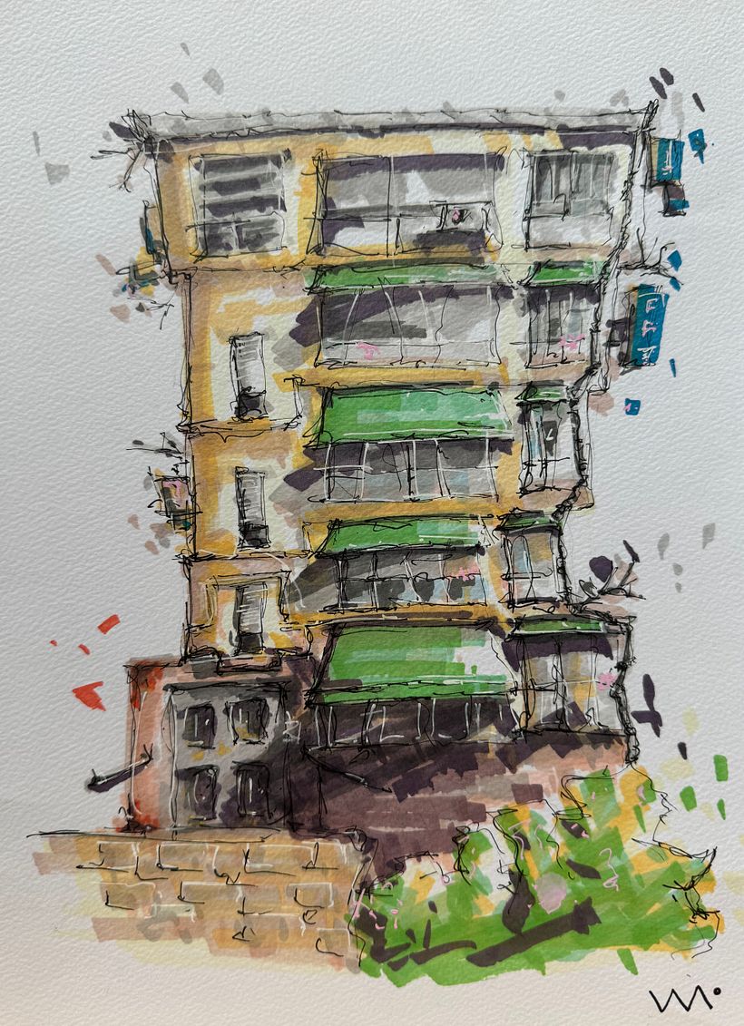 My final project result with markers