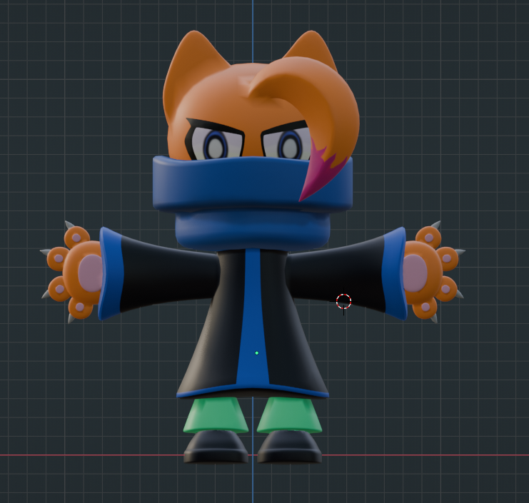 Mi proyecto del curso: Creación de personajes kawaii en 3D con Blender 1