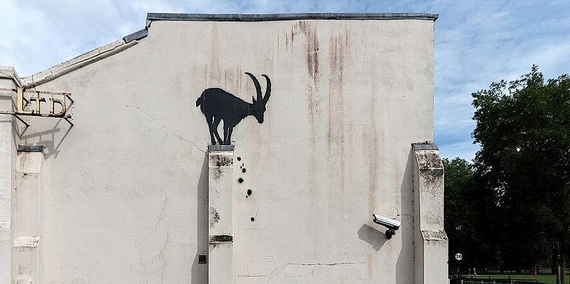 First mural: Goat