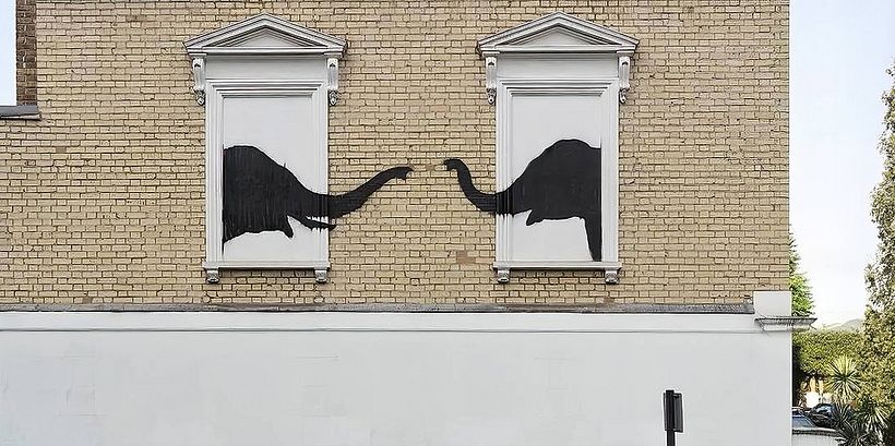 Second mural: Elephants