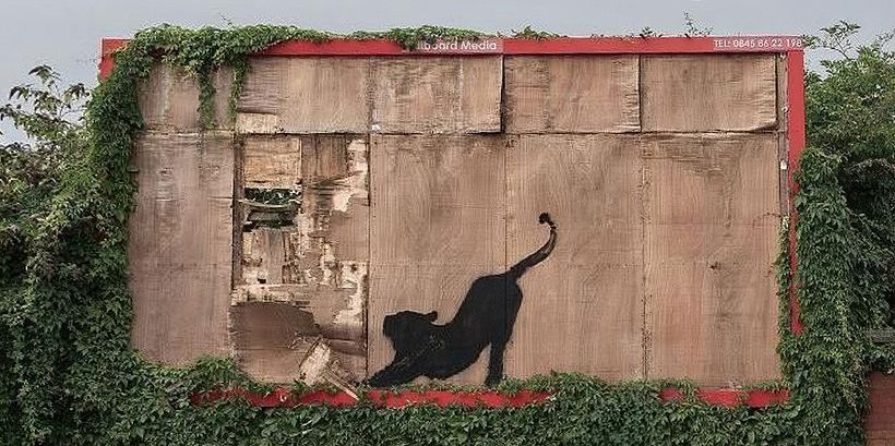 Sixth mural: Cat