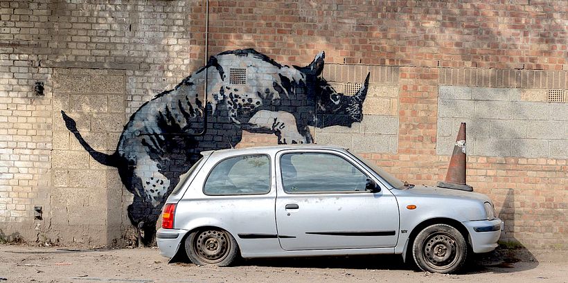 Eight mural: Rhino