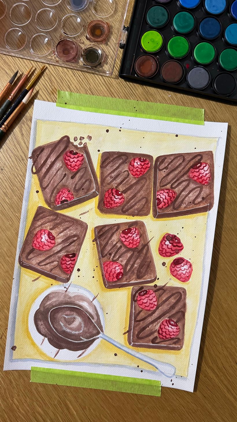 My project for course:  Flavorful Food Illustration with Watercolor 1