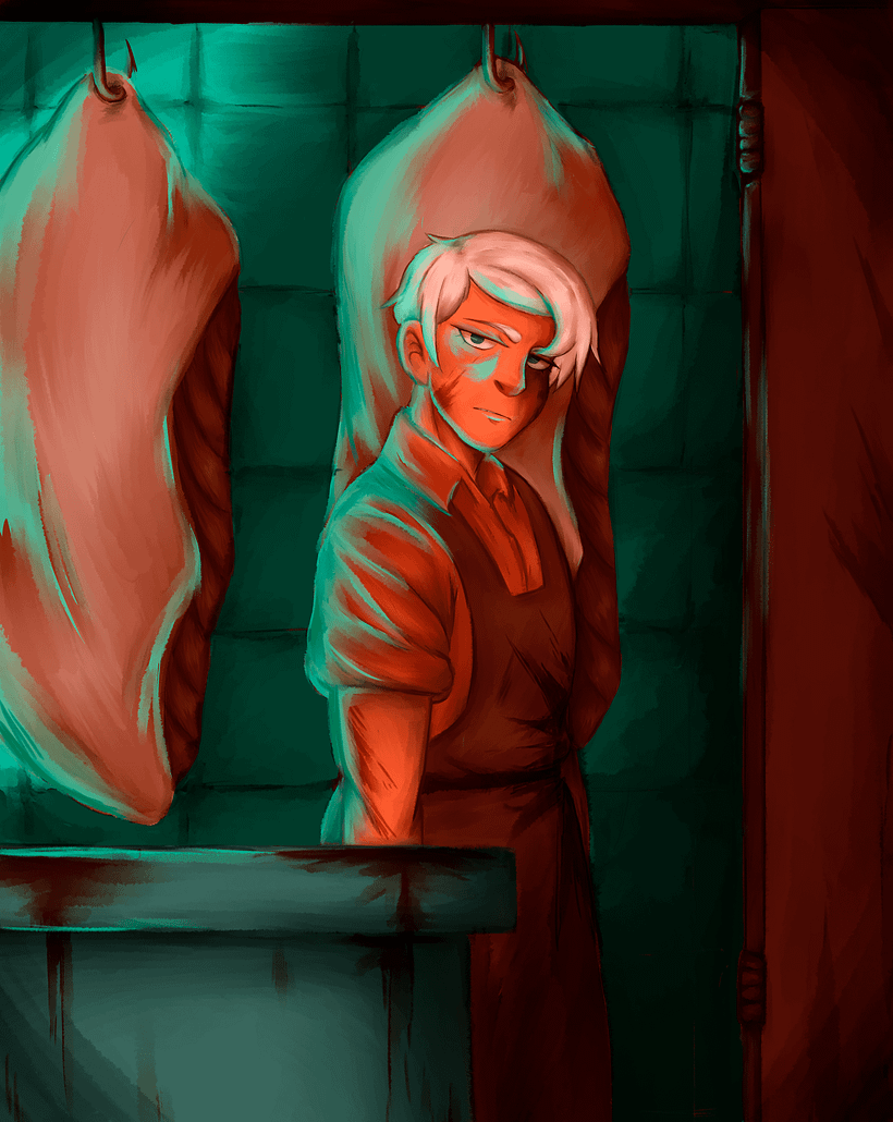 A color assignment.