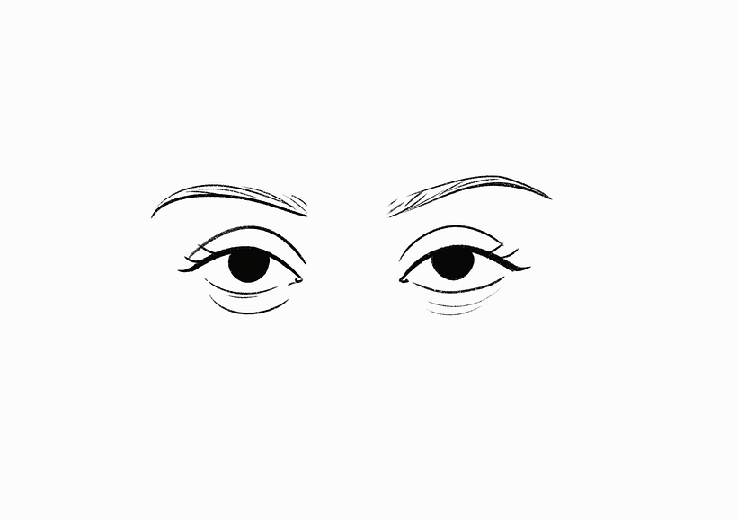 Different eye expressions