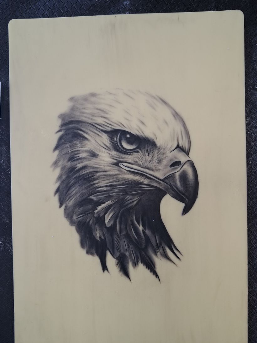 Eagle tattoo practice 1