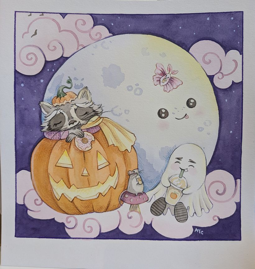 My project for course: Illustration Techniques with Watercolor and Gouache 4