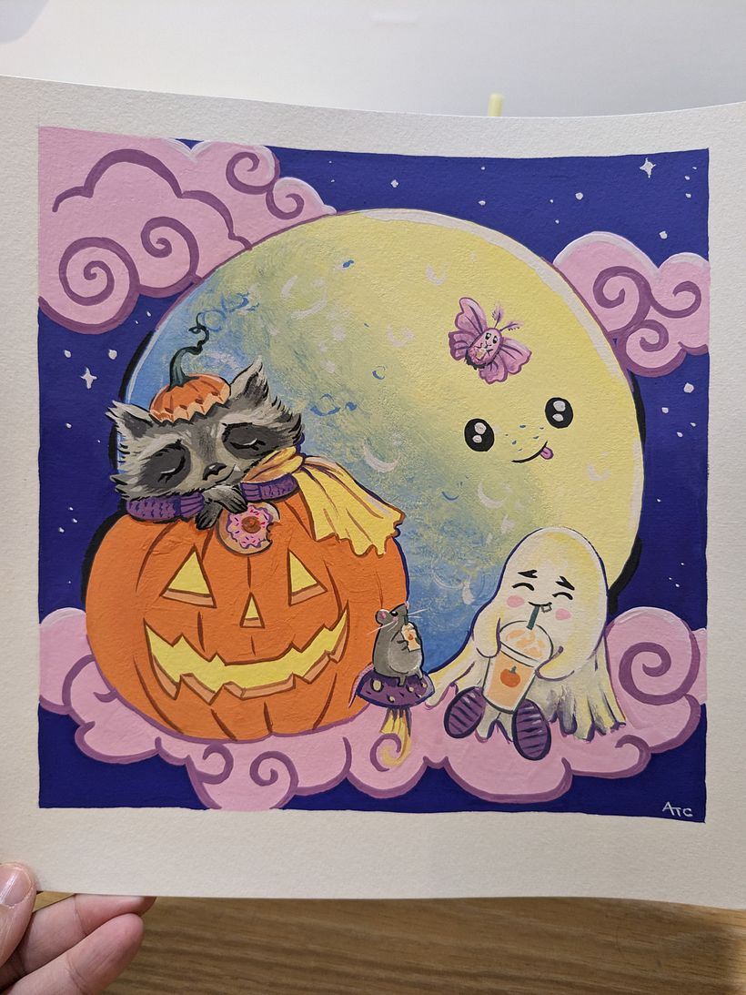 My project for course: Illustration Techniques with Watercolor and Gouache 5