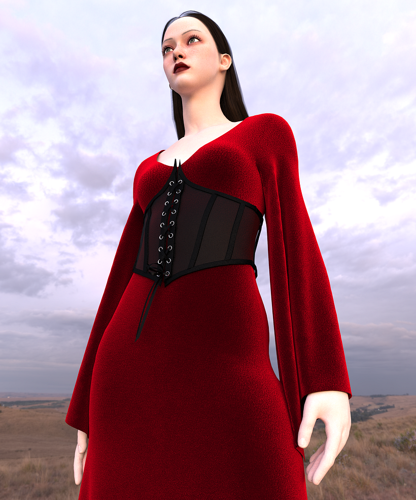 Meu projeto do curso: Introdução ao design de moda em 3D no CLO 3