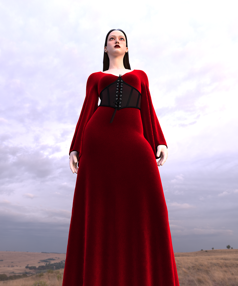 Meu projeto do curso: Introdução ao design de moda em 3D no CLO 4