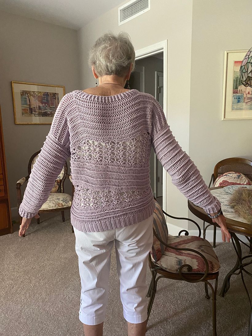 My project for course: Introduction to Crochet Short Rows for Clothing 2